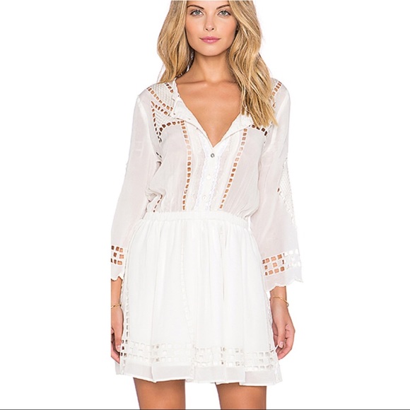 🌹TULAROSA🌹 NWT 🌹Orsen Dress in Ivory - Picture 2 of 5